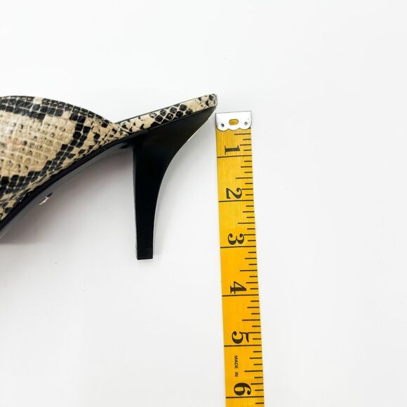 Gucci New GG Python Leather Mules Sandals Heels Size 37, 7 - Picture 12 of 13